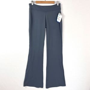 alo CoolFit Low Rise Bootcut Flare Legging Blue-Gray Womens L NEW w/ TINY FLAWS